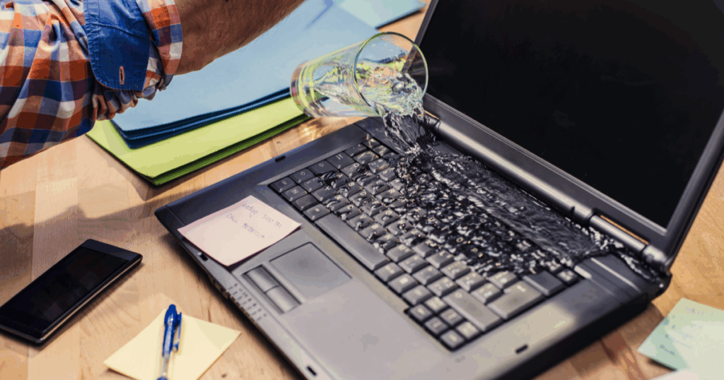 Waterschade laptop